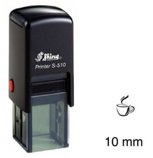 Loyalty Card Rubber Stamp 10mm Square Various Images Ready Made Fast Post