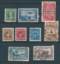 CANADA, 1937-42 OHMS perfins officials good to fine used