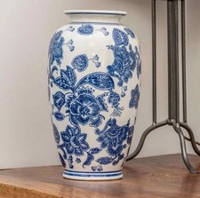 Ceramic urn vase hand paint - ceramic,