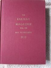 THE RAILWAY MAGAZINE BOUND VOLUME 13 : July to December 1903