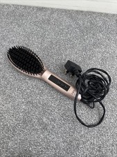 Asavea Straightening Hair Brush Straightener Heat Rose Gold