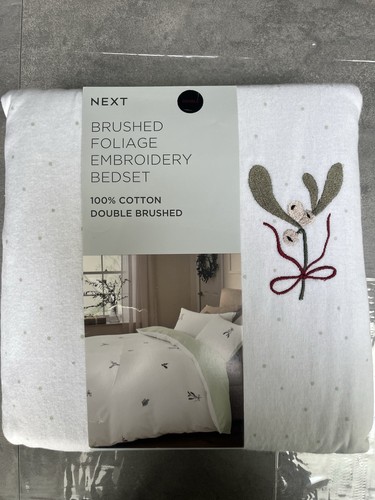 Next 100 cotton foliage duvet - cotton,