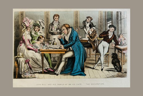 Hand coloured aquatint - hand-coloured,