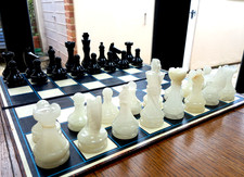 Handmade Black & White  Marble
