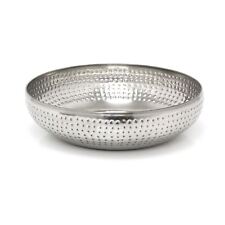 38cm Extra Large Multi-Purpose Stainless Steel Kitchen Bowl | Silver Fruit Bowl