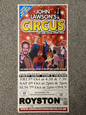 John Lawson's Circus poster 2012 - Royston
