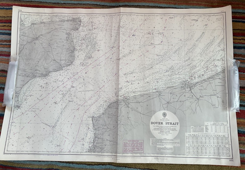 Dover strait admiralty chart - strait,