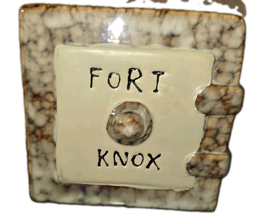 Fort knox ceramic coin - coin, bank