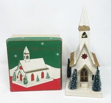 Vintage Putz Church Mica