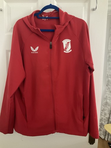 Glentoran red hooded full - red,