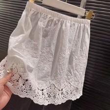 Lace Fake Top Hollow Flower