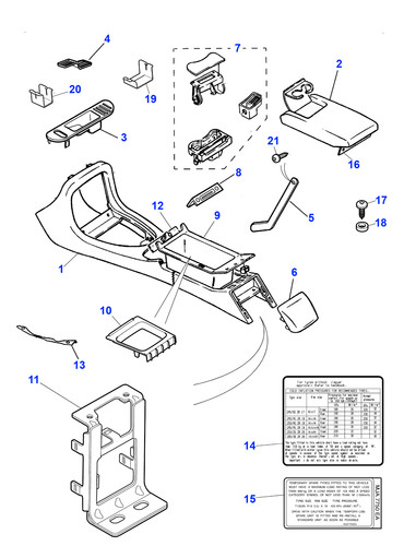 Jaguar cubby box xk8 - jaguar,