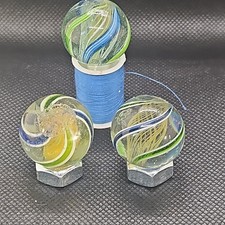 3x Antique German? Glass