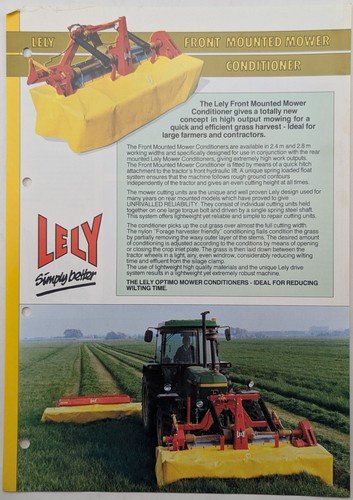 Original lely front mounted - front,