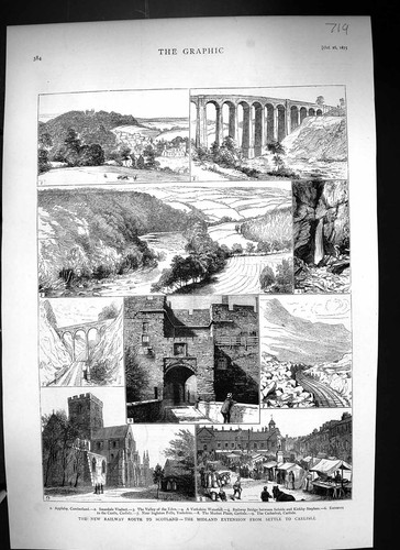 Old 1875 railway settle - 1875,