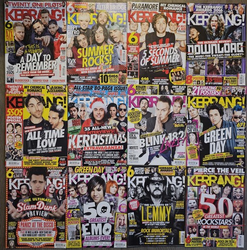 Kerrang music magazine bundle - kerrang!,
