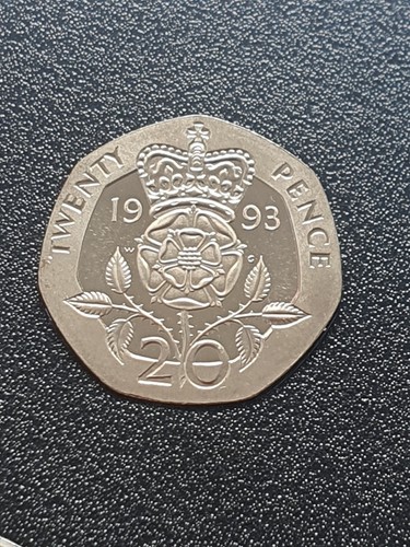 1993 proof 20p - 20p, tudor