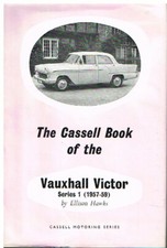 VAUXHALL VICTOR F SERIES 1 SALOON ( 1957 - 1959 ) OWNERS REPAIR HANDBOOK
