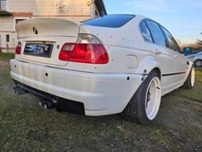 BMW e46 Sedan  REAR FENDERS +Rear Bumper CSL M3 Style WideBody drift stanc daily