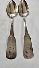 Coin Silver Spoons 2 Unmarked