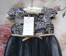 NWT MONSOON Blue Gold SPARKLE