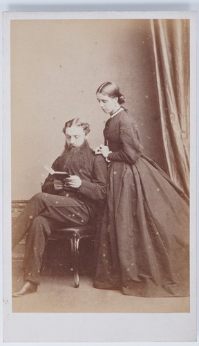 Antique cdv beattie sitting - antique,