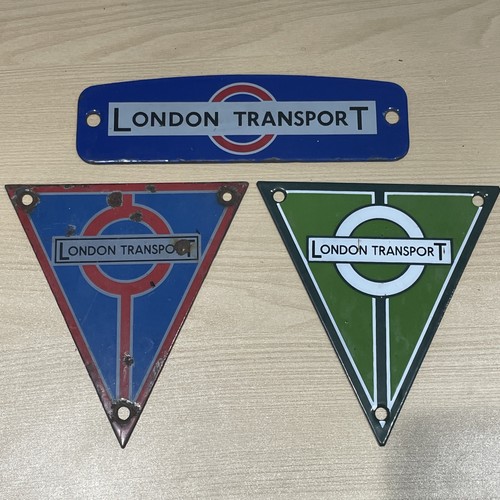 London transport enamel on - transport,
