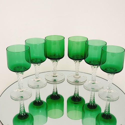 Vintage emerald green cordial - vintage,