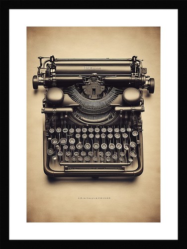 Moody vintage typewriter - vintage,