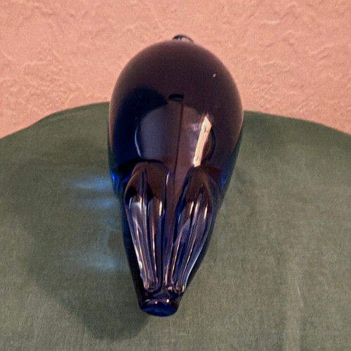 Blue clear glass - blue,