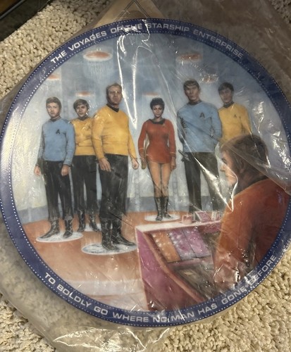 Star trek tos plate - star,