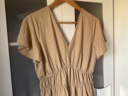 New beige linen summer - new,