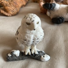 Schleich Snowy Owl Model Bird Of Prey. Christmas scene stocking filler. 