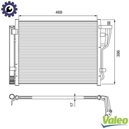 Condenser air conditioning - condenser,