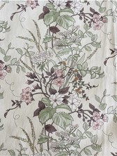 Beautiful Vintage Sundour Floral Botanical/country Cottage Curtains,86” D 65” W