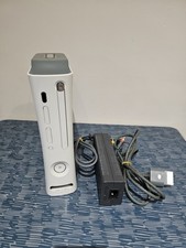 Microsoft Xbox 360 60GB White Console With Power Cable Only