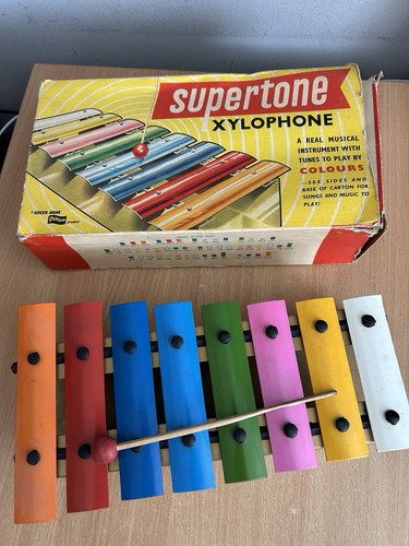 Vintage supertone xylophone - vintage,