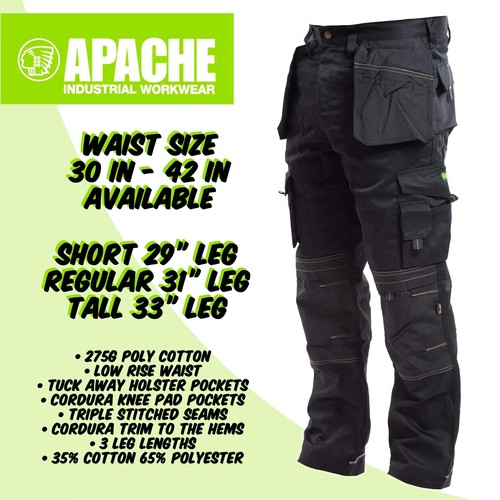 Apache work trousers - apache, knee-pad
