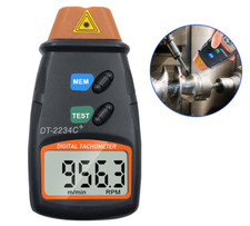 DT2234C Digital Laser Rev Counter Meter Non-contact Tachometer Counter Tool