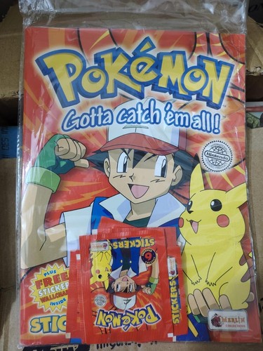 Pokemon topps sticker - , album