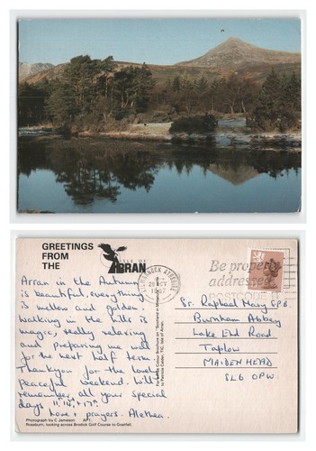 Postcard isle of - -,