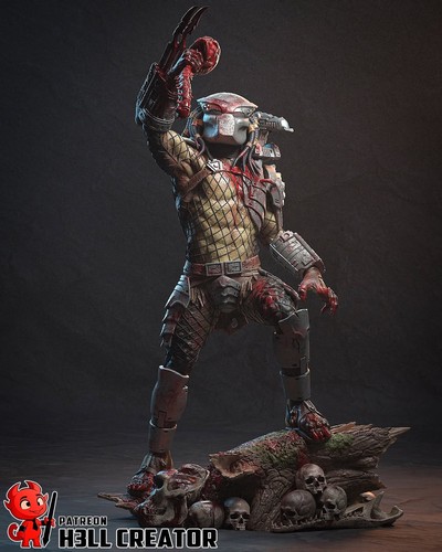 Predator alien hunter - predator, (3d)