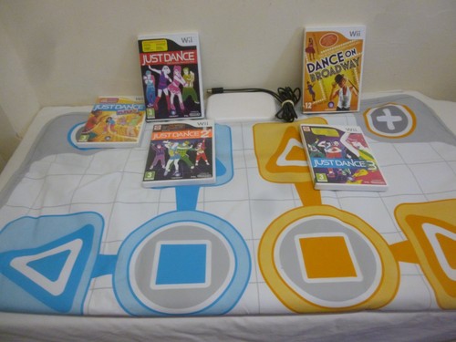 Wii dance mat and games - and,