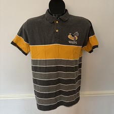 MENS MEDIUM LONDON WASPS RUGBY  POLO SHIRT
