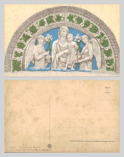 Vintage postcard luca della - vintage,