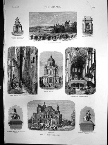Old antique print - old, val