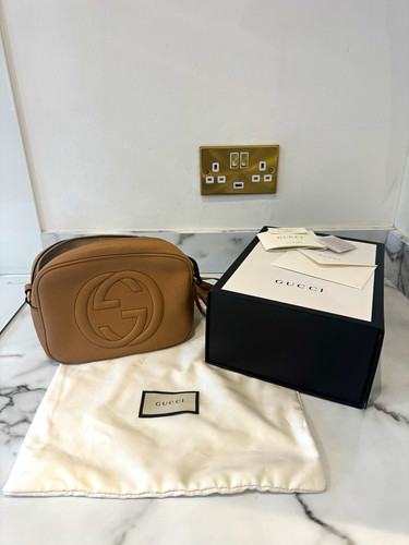 Gucci soho disco beige - beige, leather