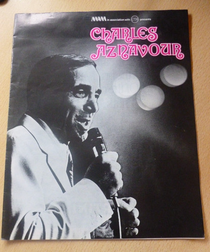 Charles aznavour hand signed - aznavour,