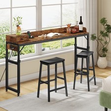 Overbed Table with Wheels 180 cm Mobile Over Bed Desk Height Adjustable