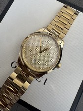 Gucci G-Timeless Men's Gold Gold Watch YA126461
